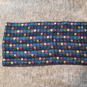 Navy, purple, yellow, aqua dotted rectangl…